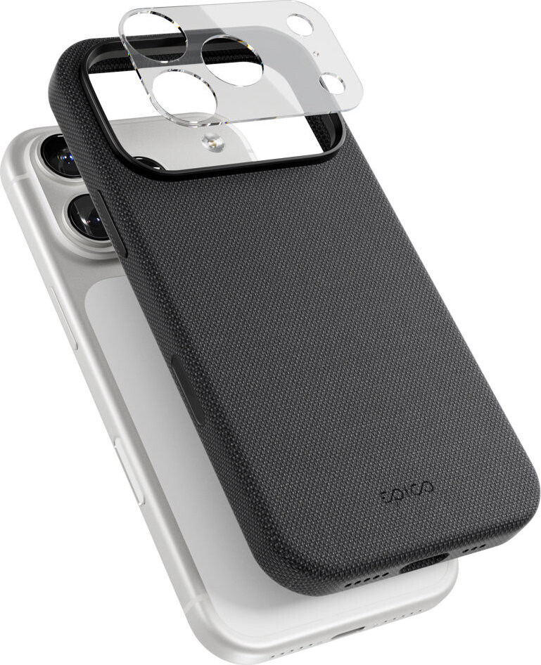 Epico SolidWoven Pro Mag+ Case iPhone 17 Pro Max Qi2 & MagSafe kompatibilný – čierny