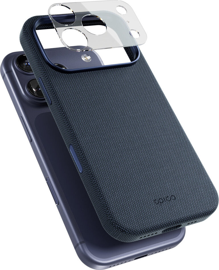 Epico SolidWoven Pro Mag+ Case iPhone 17 Pro Max Qi2 & MagSafe kompatibilný – modrý