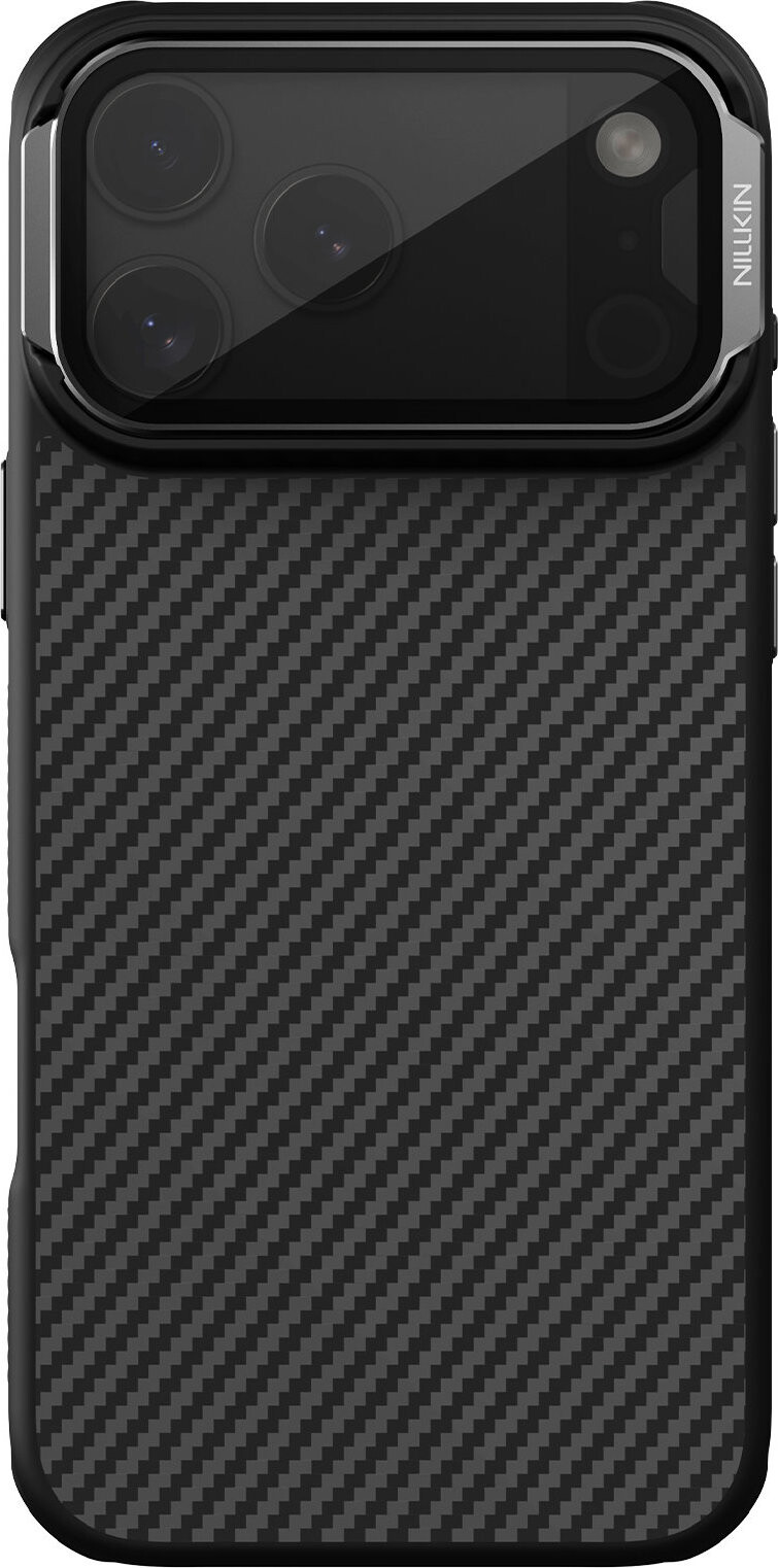 Nillkin CarboProp Aramid Magnetic Zadný Kryt pre Apple iPhone 17 Pro Max Black