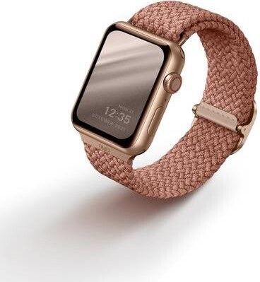 Uniq Aspen Braided remienok na Apple Watch 38/40/41mm ružový