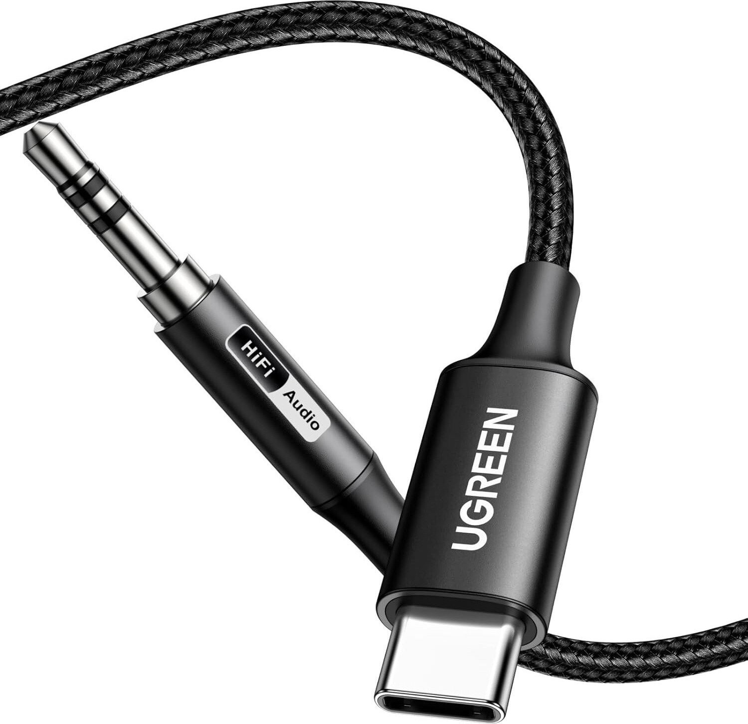 UGREEN 32 bit 384 kHz USB Type C to 3,5 mm Audio Cable with DAC Chip