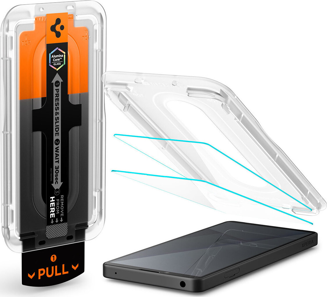 Spigen Glass tR EZ Fit Pro 2 Pack Transparency Sony Xperia 10 VII