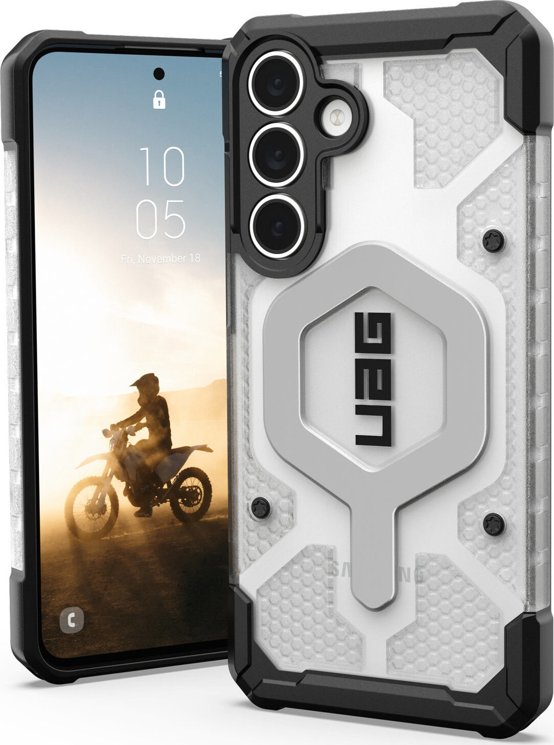 UAG Pathfinder Clear Ice Silver Samsung Galaxy S25 FE