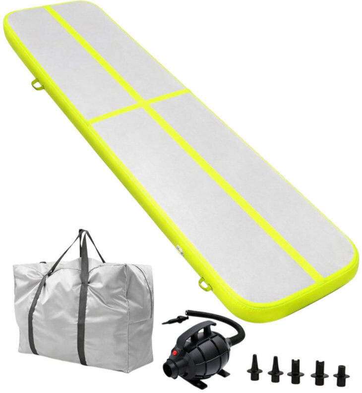 Gordon G941 Airtrack nafukovací žíněnka 300 × 100 × 10 cm + příslušenství, zelená