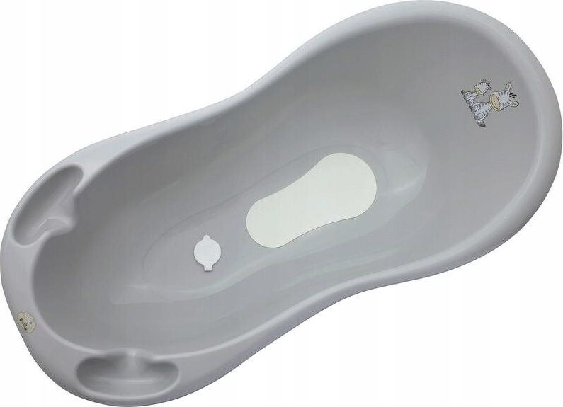 MALTEX detská vanička zebra sivá s ventilom, 100 cm