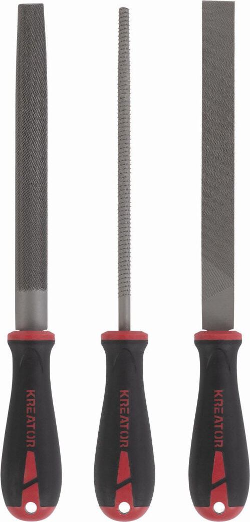 KREATOR Sada pilníkov zámočníckych 3 ks 250 mm KRTH23001