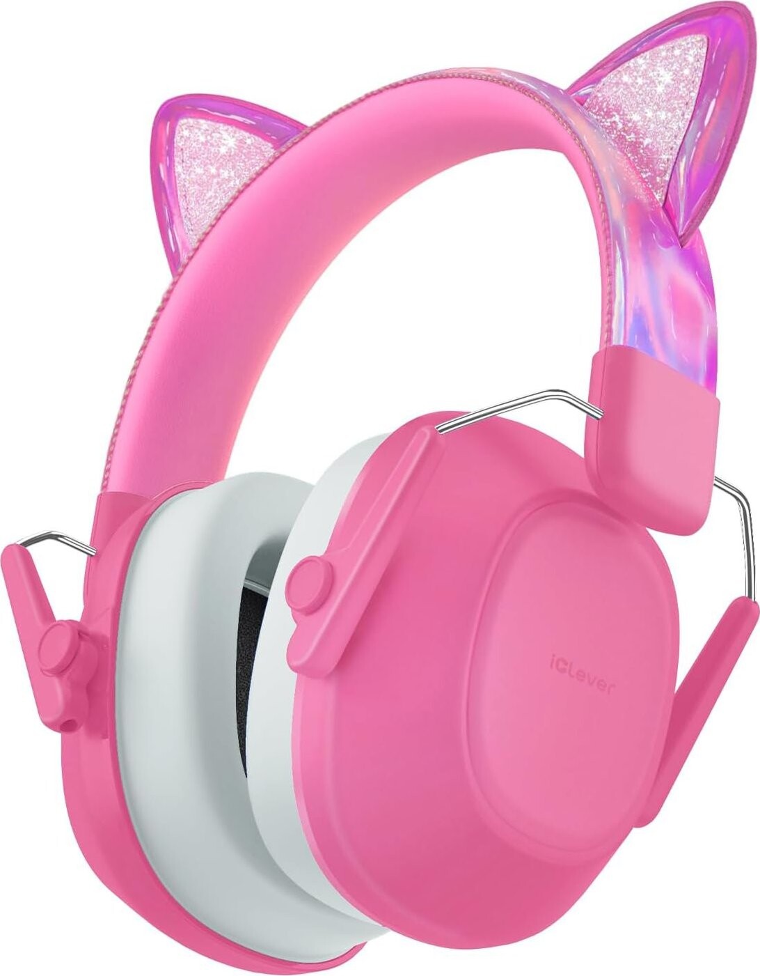 iClever Noise Cancelling Ear Muffs for Kids IC-EM01 Pink Cat Ears