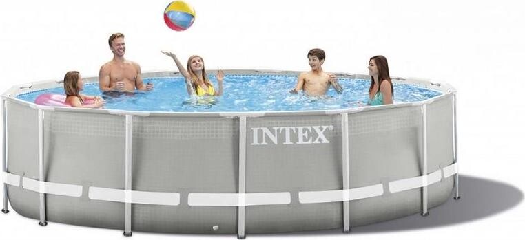 INTEX Bazén Prism Frame, 427 × 107 cm, (filtrácia, rebrík, podložka, kryt)