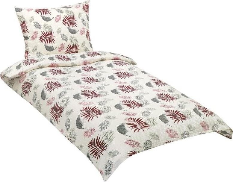 Bellatex obliečky krep 80/373 vínové pierko 140 × 200, 70 × 90