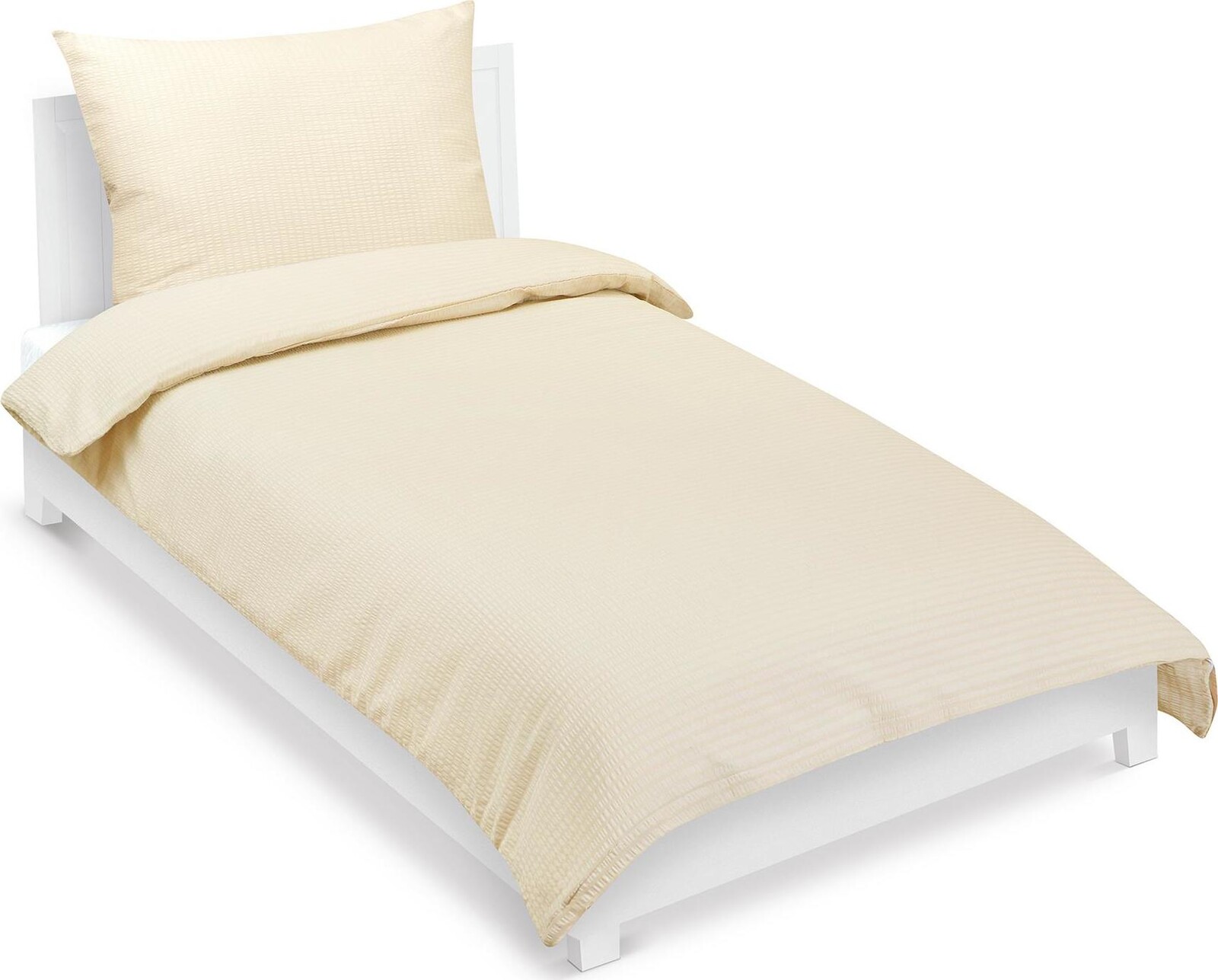 BELLATEX Krep 80/300 Uni béžové 140 × 220, 70 × 90 cm