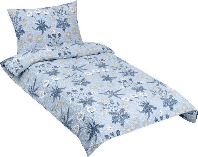 BELLATEX Obliečky krep 80/583 lúka modrá 140 × 200, 70 × 90