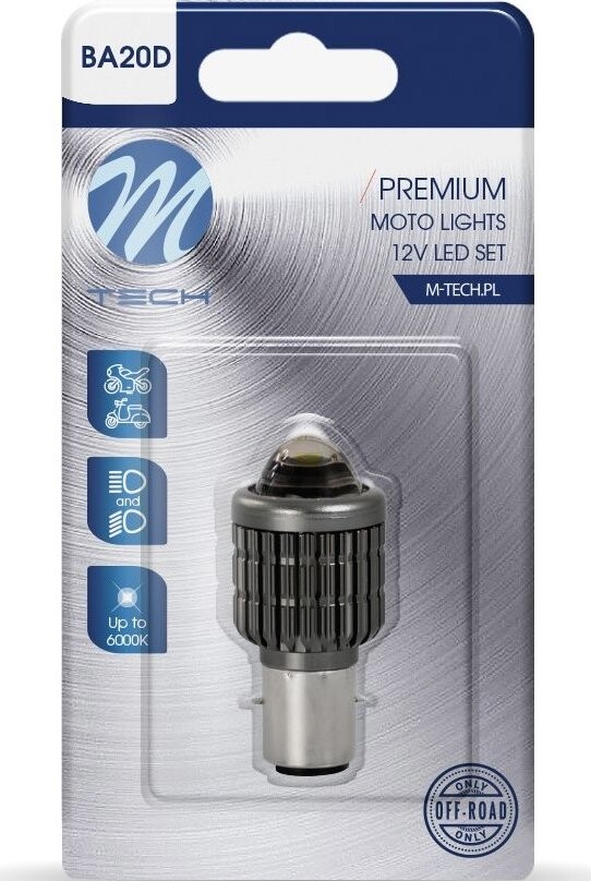 M-Tech LED S2 BA20D 3570SMD bílé