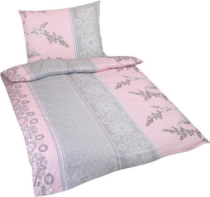 Bellatex Krepové – 140 × 220, 70 × 90 cm – ružovosivý ker