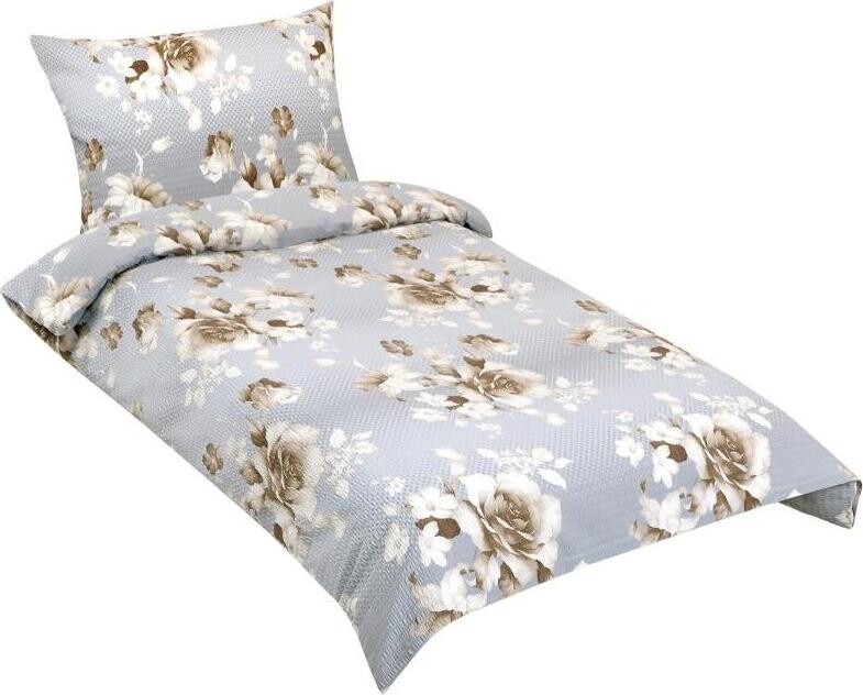 BELLATEX Povlečení krep 80 / 330 růže kávová 140 × 200, 70 × 90