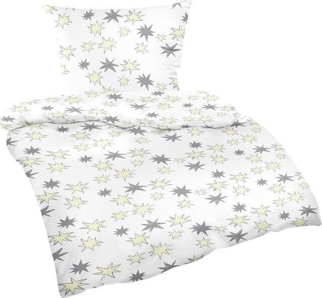 Bellatex, krepové - 140 × 200, 70 × 90 cm - hviezdičky