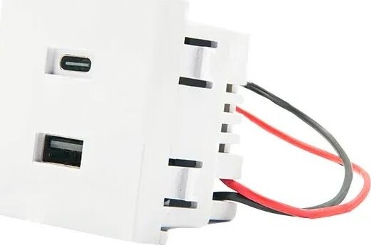 Shelly USB nabíjačka pre stojan na stôl pre Wall Display, biela