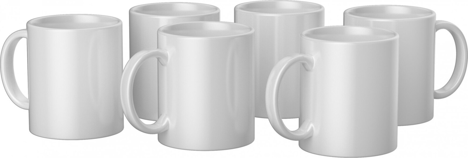 Cricut mug white 354 ml (6 pieces)