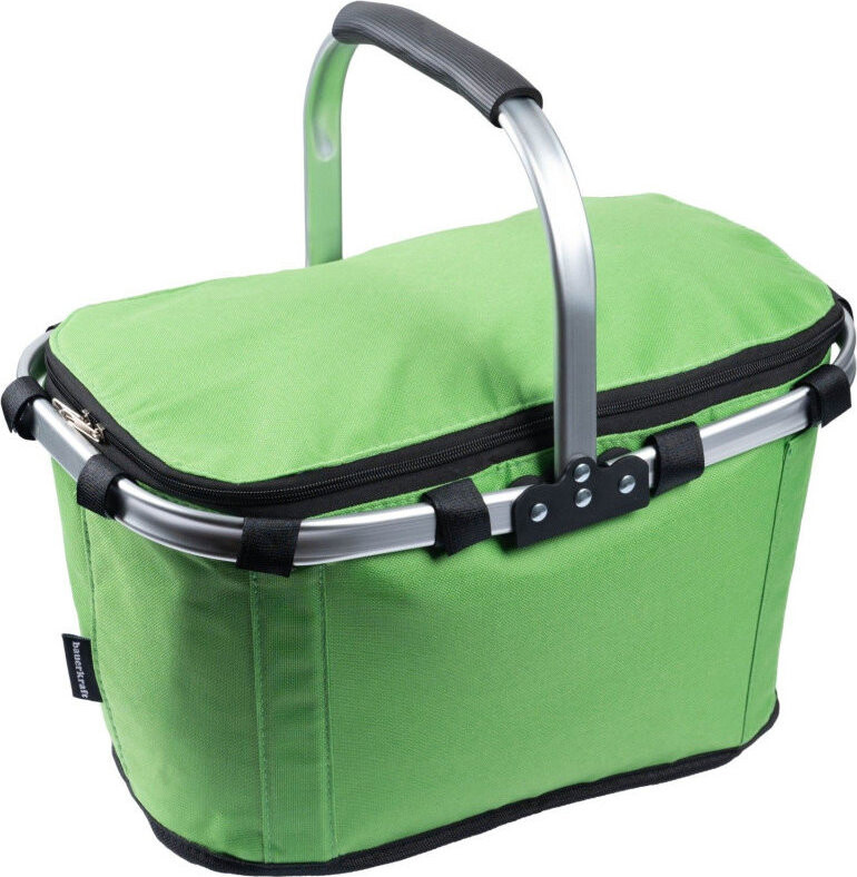 Bauerkraft X-236 Skládací termo košík na piknik a nákupy, 25 l, voděodolný, zelený