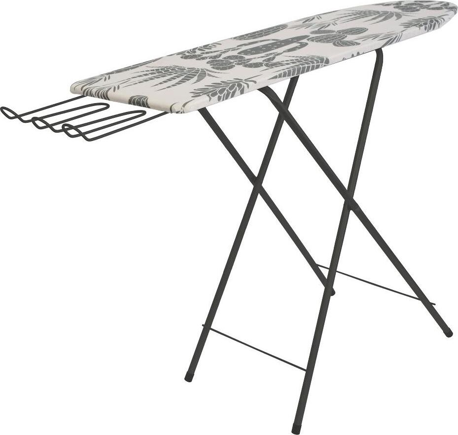 DuraHome Žehliaca doska Rock, čierna, cactus