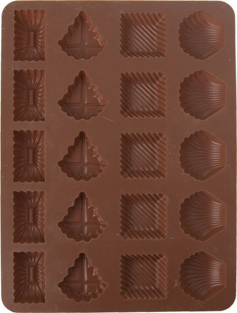 Forma silikón PRACNY 20 mix HNEDÁ