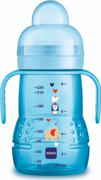 MAM TRAINER 4m+ 220 ml Modrá