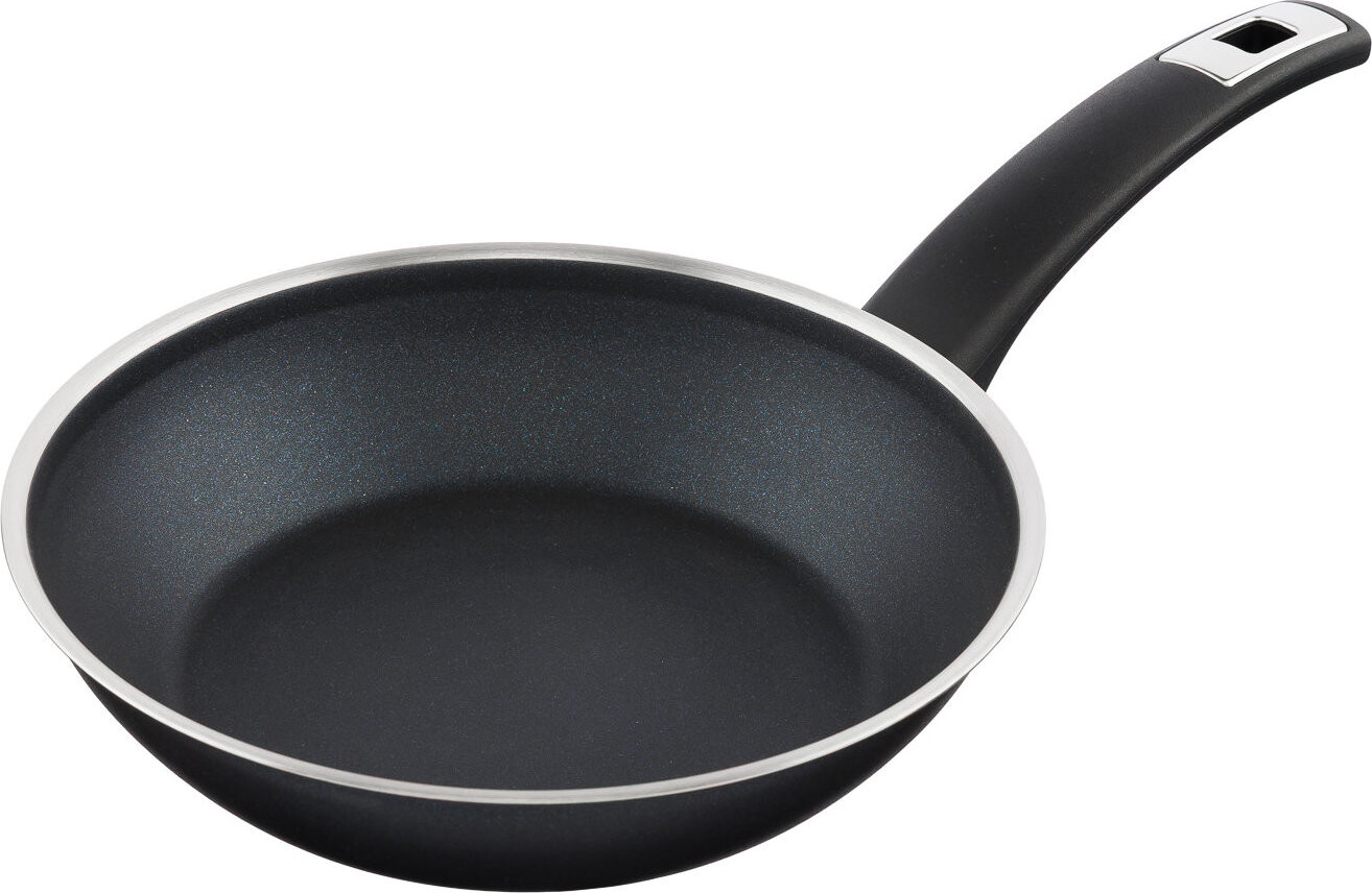 KOLIMAX COMFORT BLACK Pánev 22 cm s rukojetí, nízká