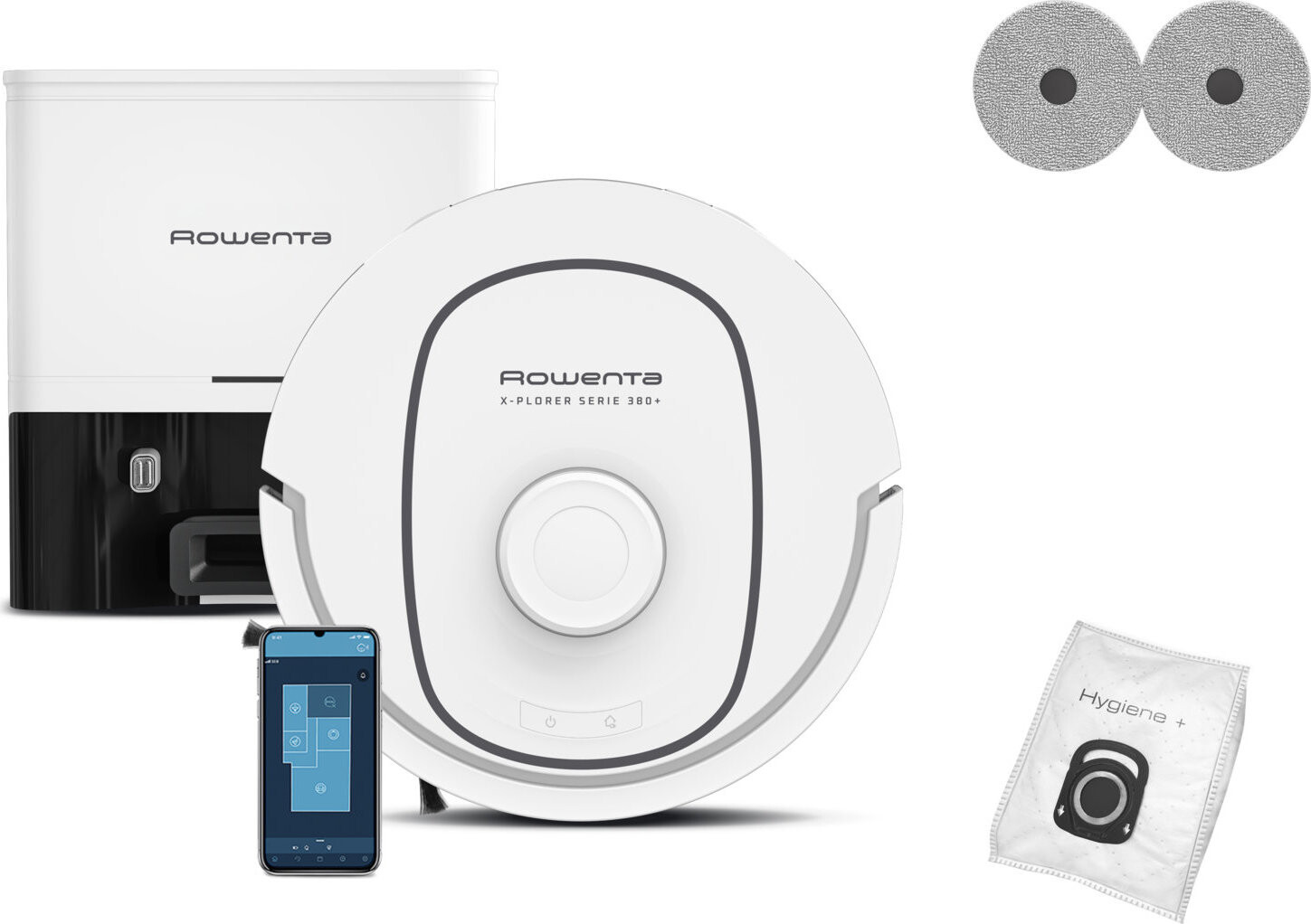Rowenta RR89U7E0 X-Plorer S380+ Animal 8000 PA Auto Empty