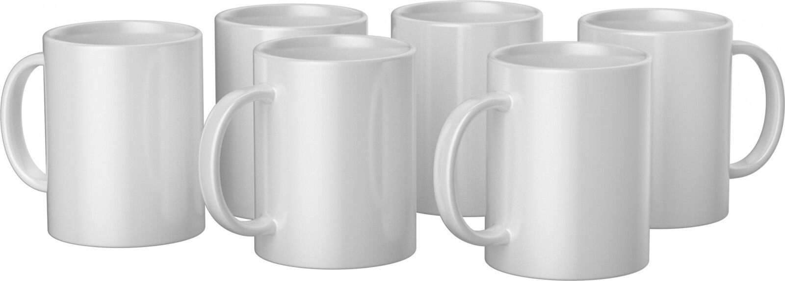 Cricut mug white 440 ml (6 pieces)