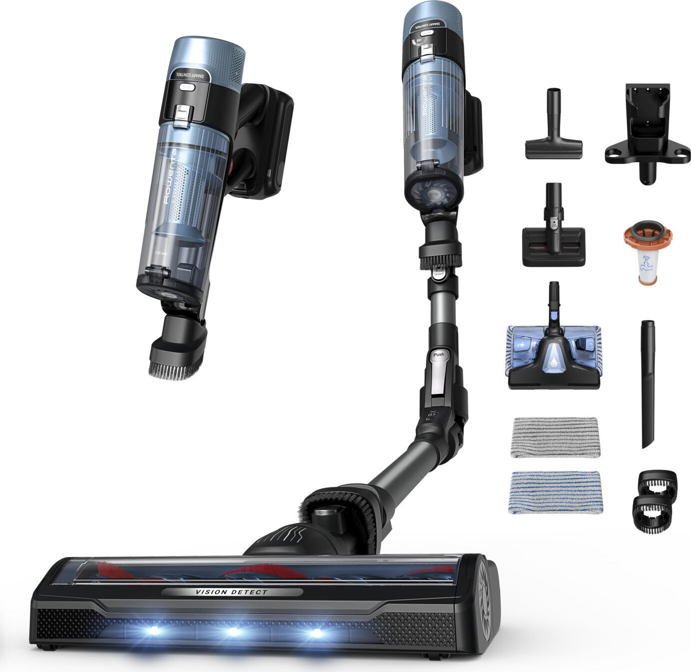 Rowenta RH7AD5E0 X-Force Flex 10.80 Animal Aqua Auto 4v1