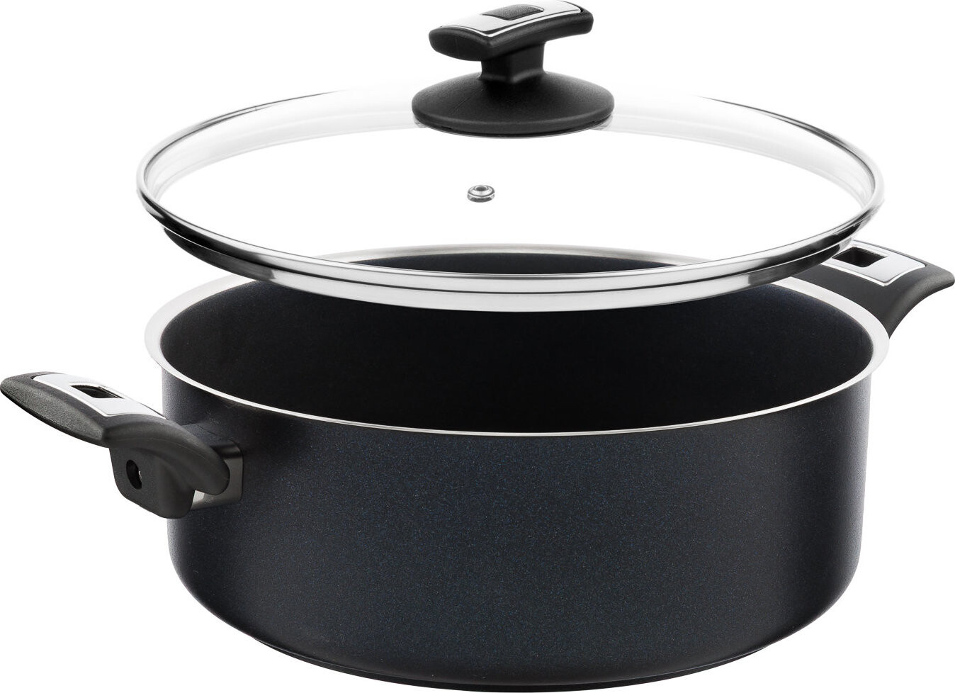 KOLIMAX COMFORT BLACK Rendlík s poklicí 26 cm 4,5 l