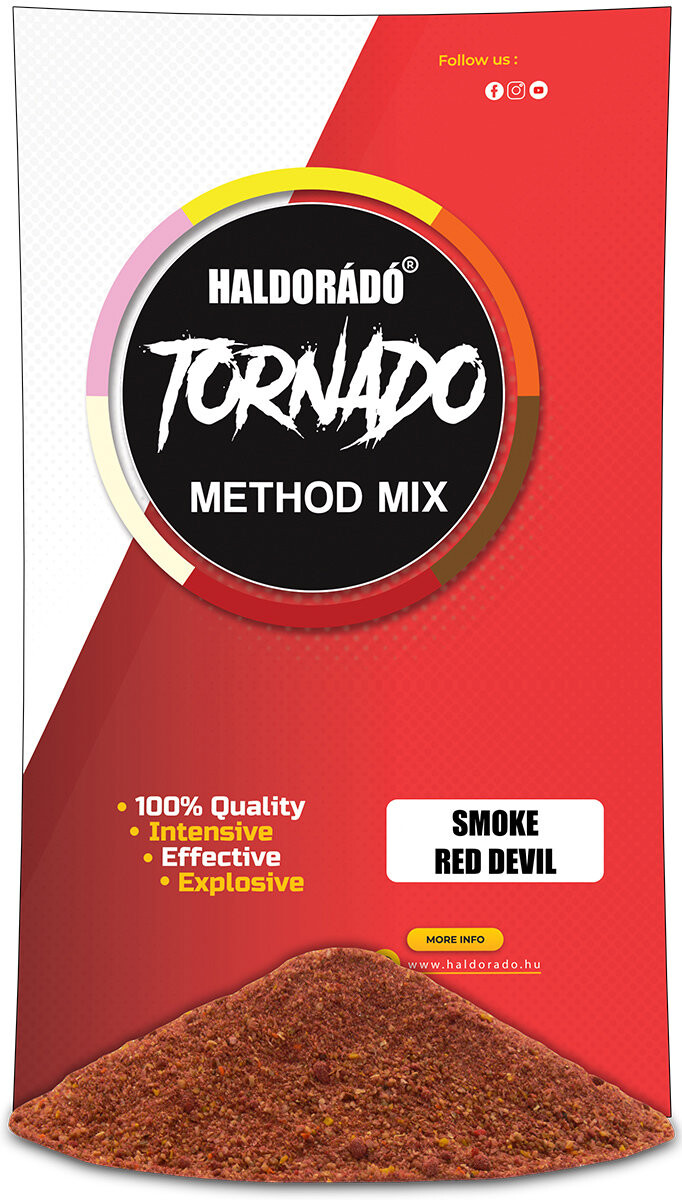 Haldorádó Method Mix Tornado Smoke 500 g Red Devil