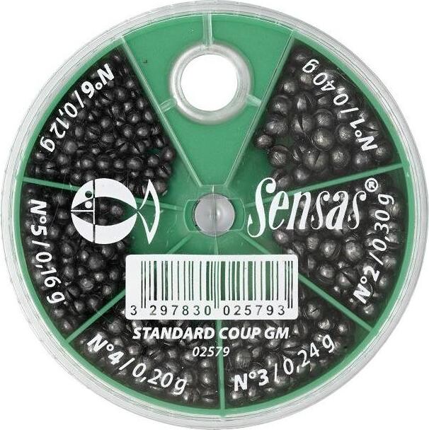 Sensas Sada bročkov Standard Pole Box L 0,12 – 0,4 g