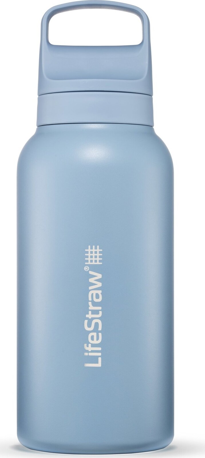 LifeStraw Go 2.0 nerezová filtrační láhev na vodu, 1 l, islandská modrá