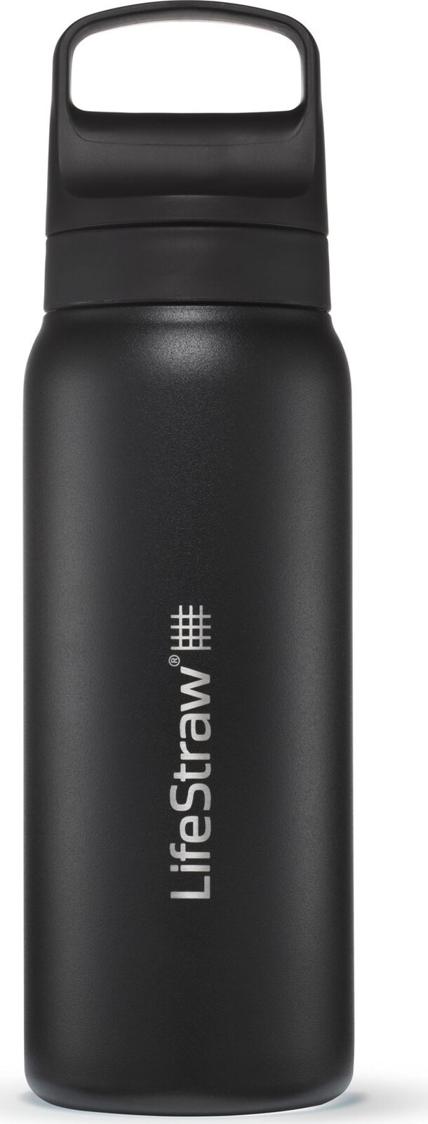 LifeStraw Go 2.0 nerezová filtrační láhev na vodu, 24 oz, černá