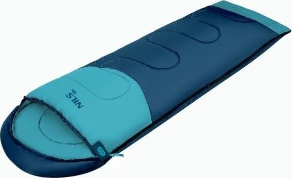 NILS Camp modrý/sv. modrý predĺžený spací vak NC2008