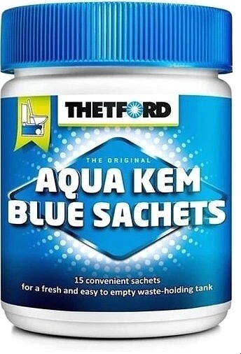 THETFORD Aqua Kem Blue Sachets 18 × 25 g - rozkladová chemie do WC