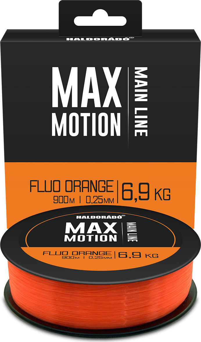 Haldorádó Vlasec Max Motion Fluo Orange 900 m 0,25 mm 6,9 kg