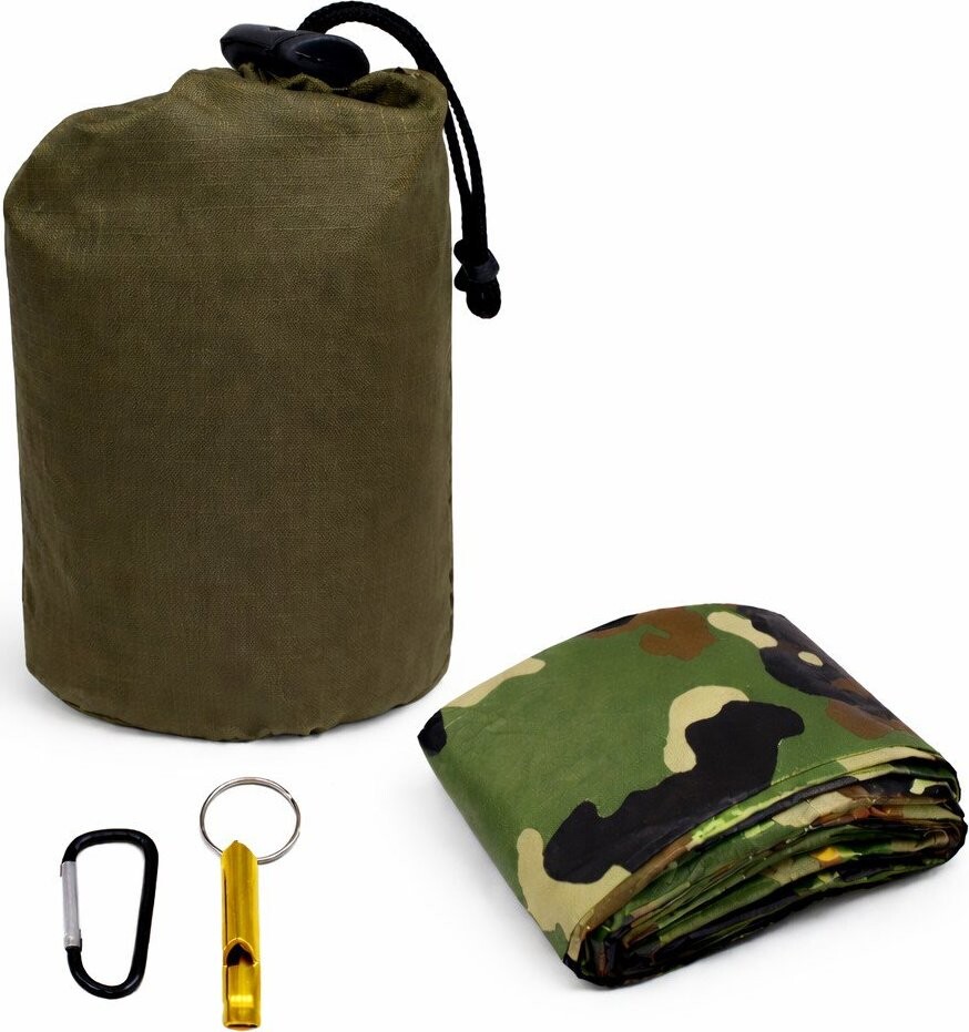 PK shop Bivakovací vak nouzový termální, maskáčová