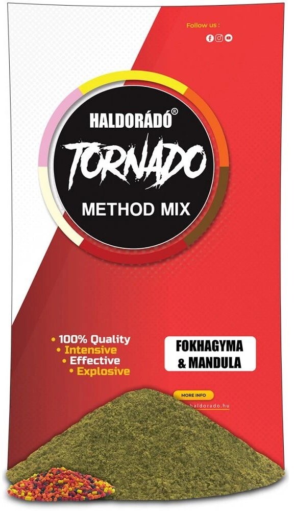 Haldorádó Method Mix Tornado 500 g Česnek/Mandle