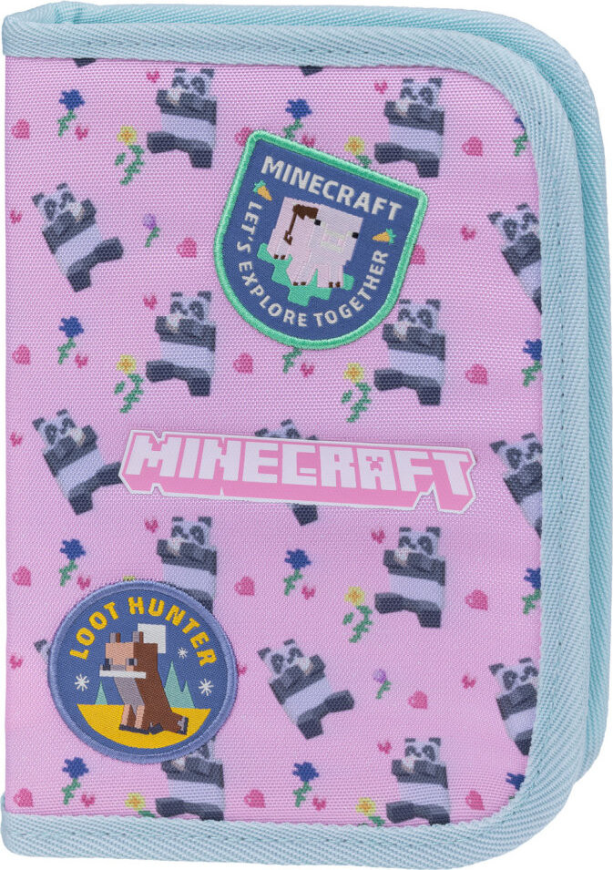 BAAGL Školní penál jednopatrový Minecraft Panda