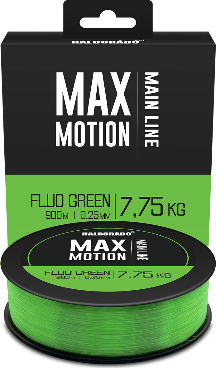 Haldorádó Vlasec Max Motion Fluo Green 900 m 0,25 mm 7,75 kg