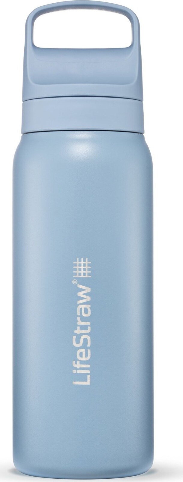 LifeStraw Go 2.0 nerezová filtrační láhev na vodu, 24 oz, islandská modrá