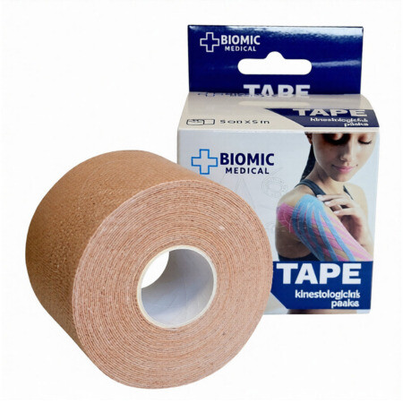 BIOMIC TAPE Kineziologická tejpovacia páska telová 5cm x 5m 1ks