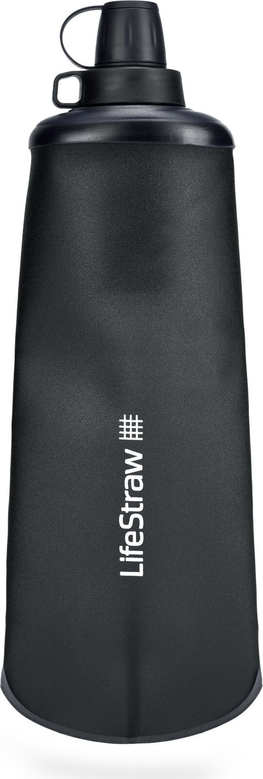 LifeStraw Peak Series skládací mačkací láhev 1 l, tmavě šedá