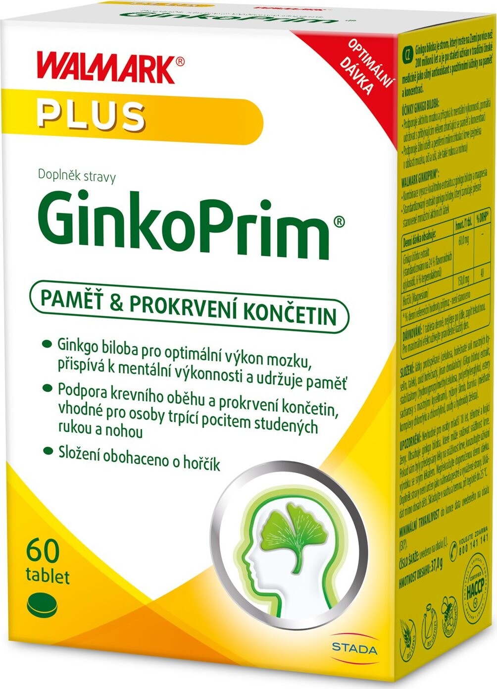 Walmark GinkoPrim 60 tabliet