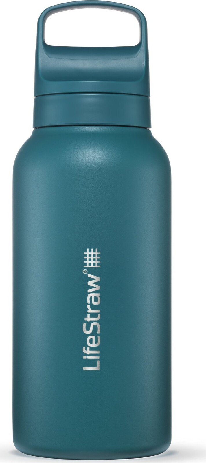 LifeStraw Go 2.0 nerezová filtrační láhev na vodu, 1 l, lagunová tyrkysová