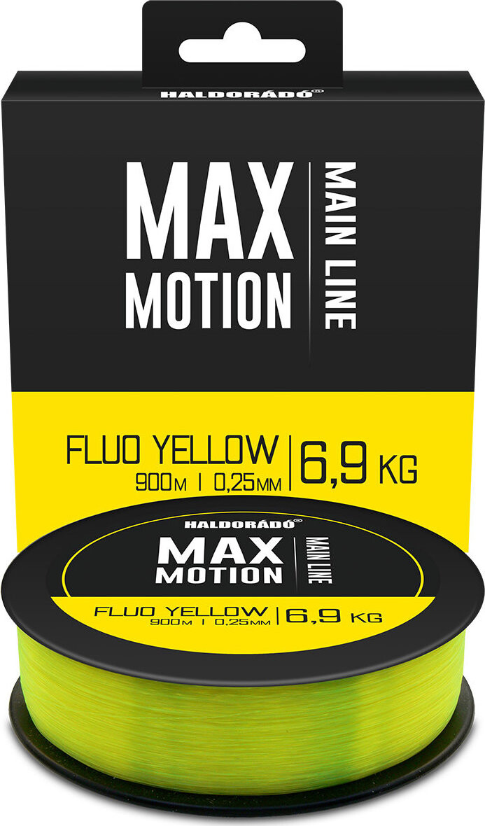 Haldorádó Vlasec Max Motion Fluo Yellow 900 m 0,25 mm 6,9 kg
