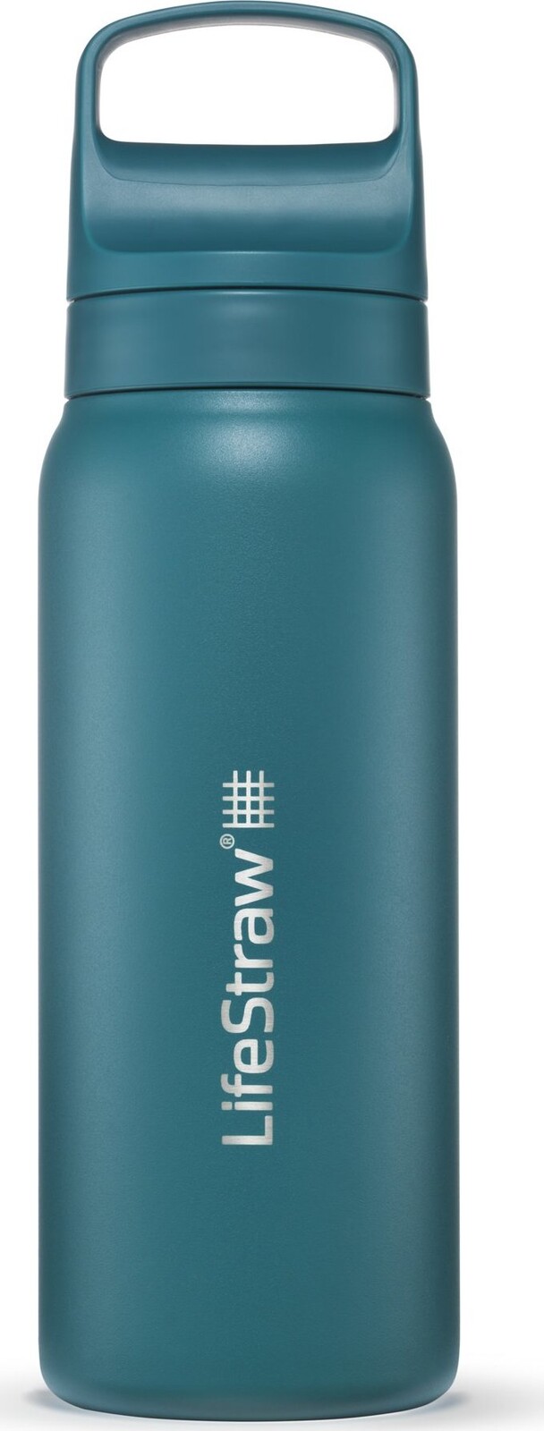 LifeStraw Go 2.0 nerezová filtrační láhev na vodu, 24 oz, lagunová tyrkysová