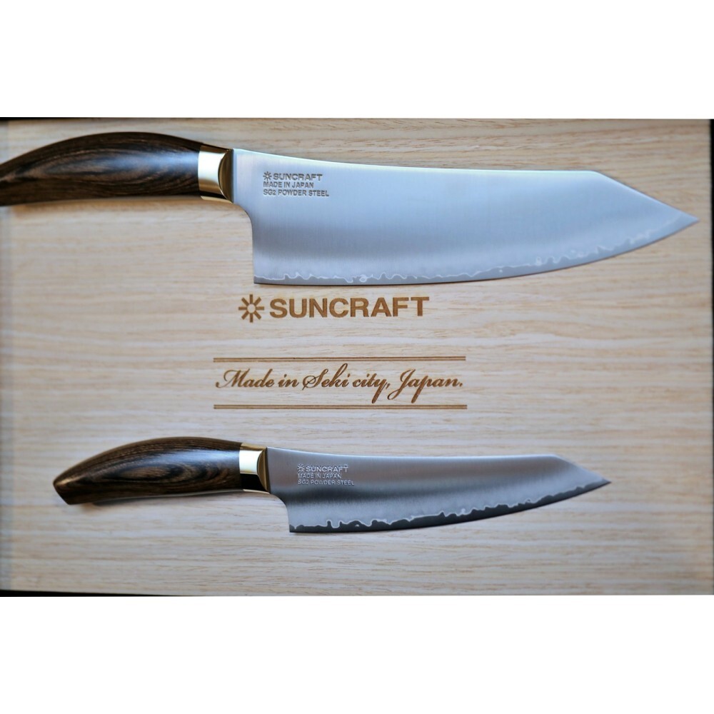 Sada japonských nožov Suncraft Elegancia Dellinger 2 ks