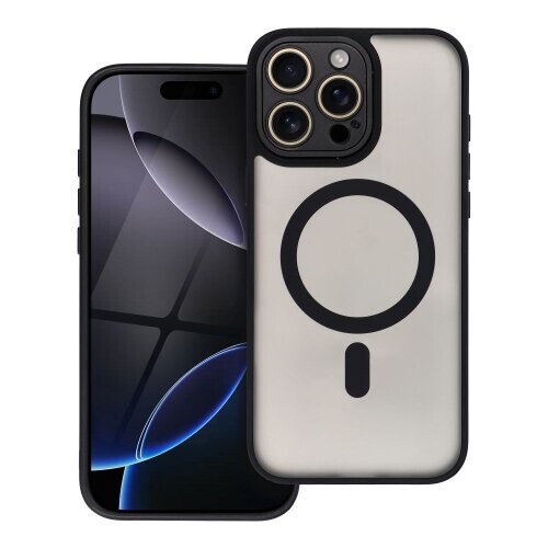 Puzdro Variete Magsafe Samsung Galaxy S25 5G, matné - čierne